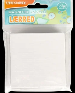 Lærred magnetisk firkant 4-pak