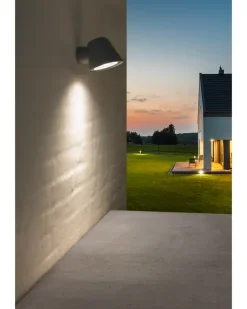Luxlamp Væglampe Ares GU10 - grå