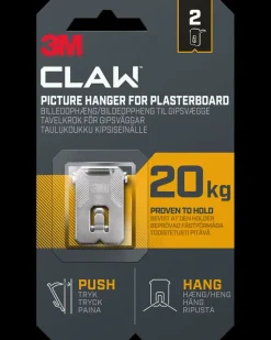 3M™ CLAW™ Ophæng Gipsvæg - 20 kg 2-pak
