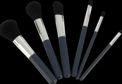 Makeup børster 6 dele - assorterede farver