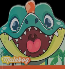 Malebog dino/enhjørning - assorteret