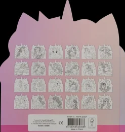 Malebog dino/enhjørning - assorteret