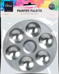 Malerpalette metal rund
