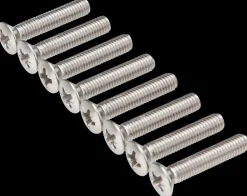 Maskinskrue A4 LH M5 x 25 mm 8-pak