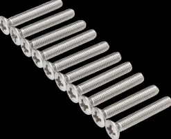 Maskinskrue A4 LH M4 x 25 mm 10-pak