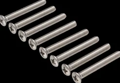 Maskinskrue A4 LH M5 x 40 mm 8-pak