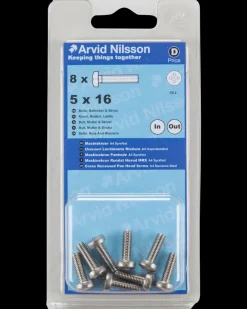 Maskinskrue A4 PH M5 x 16 mm 8-pak
