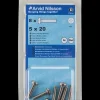 Maskinskrue A4 PH M5 x 20 mm 8-pak
