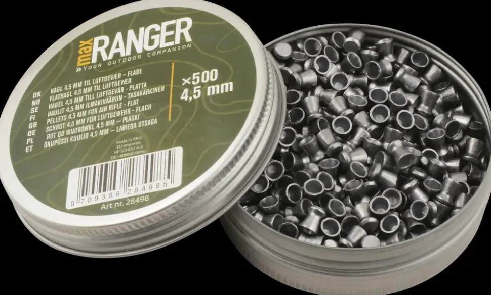 maxRANGER Fladhagl 4,5 mm 500-pak