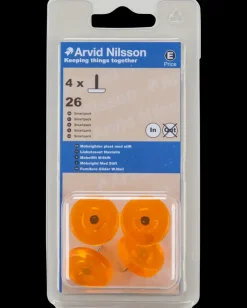 Møbelglider + stift Ø26 mm 4-pak