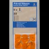 Møbelglider + stift Ø22 mm 6-pak
