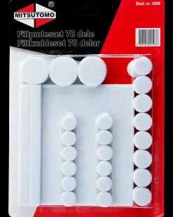 Mitsutomo - Filtpudesæt hvid 78 dele