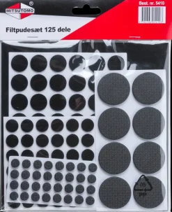 Mitsutomo - Filtpudesæt sort 125 dele