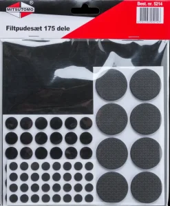 Mitsutomo - Filtpudesæt sort 175 dele