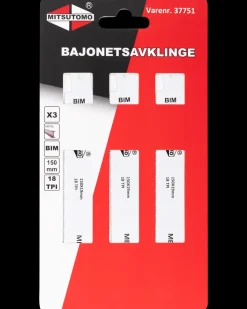 Mitsutomo Bajonetsavklinge metal fin 150 mm 3-pak