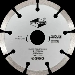 Mitsutomo Diamantskæreskive Ø115 mm - uni