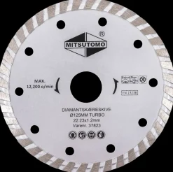 Mitsutomo Diamantskæreskive Ø125 mm - turbo