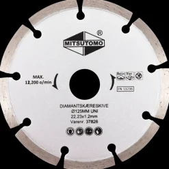 Mitsutomo Diamantskæreskive Ø125 mm - uni