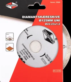 Mitsutomo Diamantskæreskive Ø125 mm - uni