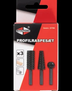 Mitsutomo Profilraspe Ø6 mm 3 dele