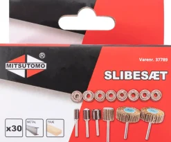 Mitsutomo Slibesæt Ø3 mm 30 dele