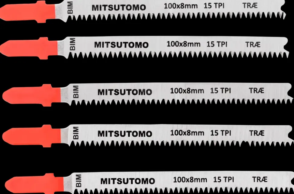 Mitsutomo Stiksavsklinger Træ 15T 5 stk.