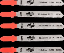 Mitsutomo Stiksavsklinger Metal 21T 5 stk.