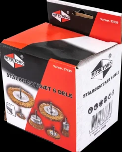 Mitsutomo Stålbørstesæt 6 dele