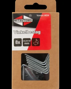 Mitsutomo Vinkelbeslag 30 x 30 x 30 mm 8-pak