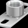 Montageflange 1/2'' - galvaniseret