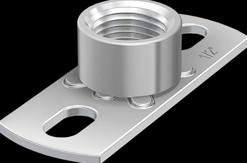 Montageflange 1/2'' - galvaniseret