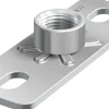 Montageflange 3/4'' - galvaniseret