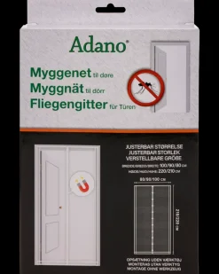 Myggenet Dør - Hvid