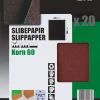 Nakachi Slibepapir 23 x 28 cm K60 20 stk.