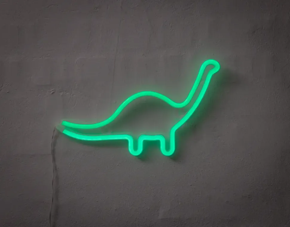 Neonskilt Dino H. 23 x B. 30 cm