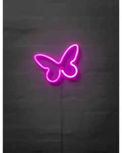 Neonskilt Sommerfugl H.16 x B.23 cm