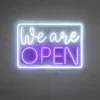 Neonskilt We are OPEN 8.5W