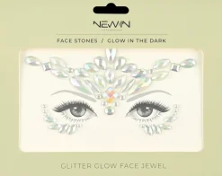 NEW:IN Facestone Glow in the dark assorteret