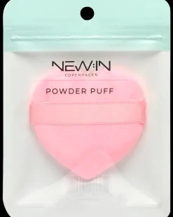 NEW:IN Powder Puff hjerteformet lyserød