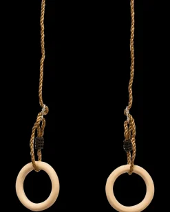 Nordic Play Active Gymnastikringe i træ Ø15,8 cm