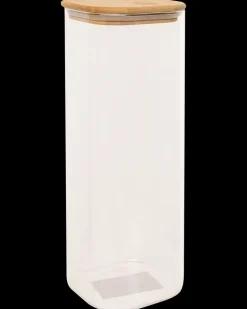Opbevaringsglas m. trælåg 2,1 liter