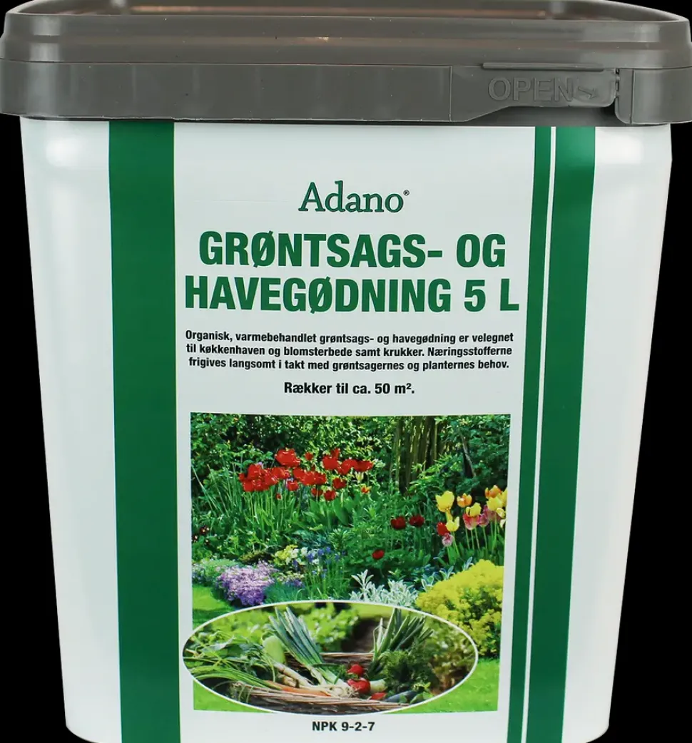 Organisk grøntsags- og havegødning 5 L