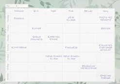 Organize Familieugekalender A3 - ass. varianter
