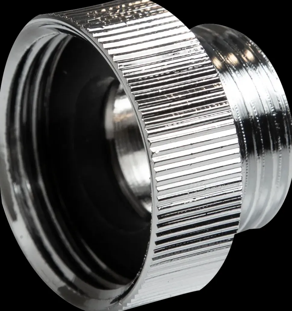 Overgangsmuffe 3/4" x 1/2" - krom