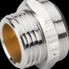 Overgangsnippel 24 mm x 1/2" - krom