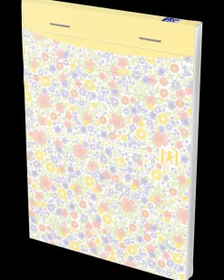 Oxford Notesbog Floral A6 linjer - ass. farver