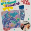Paint by Diamonds lærred 17 x 17 cm - Pink