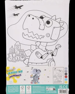Paint by numbers canvas