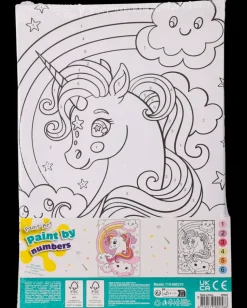 Paint by numbers canvas