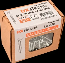 Panskrue 3,5 x 20 mm TX15 200 stk.